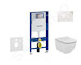 Geberit Duofix - Set předstěnové instalace, klozetu a sedátka Ideal Standard Tesi, tlačítka Sigma01, alpská bílá 111.300.00.5 NF
