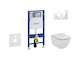 Geberit Duofix - Set předstěnové instalace, klozetu a sedátka Ideal Standard Tesi, tlačítka Sigma20, bílá/chrom 111.300.00.5 NF4