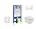 Geberit Duofix - Set předstěnové instalace, klozetu a sedátka Ideal Standard Tesi, tlačítka Sigma20, bílá/chrom 111.300.00.5 NF4