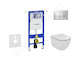Geberit Duofix - Set předstěnové instalace, klozetu a sedátka Ideal Standard Tesi, tlačítka Sigma30, Aquablade, SoftClose, matný