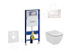 Geberit Duofix - Set předstěnové instalace, klozetu a sedátka Ideal Standard Tesi, tlačítka Sigma30, bílá/chrom 111.300.00.5 NF5