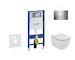 Geberit Duofix - Set předstěnové instalace, klozetu a sedátka Ideal Standard Tesi, tlačítka Sigma30, chrom 111.300.00.5 NF6