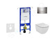 Geberit Duofix - Set předstěnové instalace, klozetu a sedátka Ideal Standard Tesi, tlačítka Sigma30, chrom 111.355.00.5 NF6