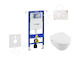 Geberit Duofix - Set předstěnové instalace, klozetu a sedátka Villeroy & Boch, tlačítka Sigma01, DirectFlush, SoftClose, Ceramic