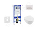 Geberit Duofix - Set předstěnové instalace, klozetu a sedátka Villeroy & Boch, tlačítka Sigma50, DirectFlush, SoftClose, Ceramic