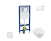 Geberit Duofix - Set předstěnové instalace, klozetu a sedátka Villeroy Boch, tlačítka Sigma20, DirectFlush, SoftClose, CeramicPl