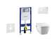 Geberit Duofix - Set předstěnové instalace, klozetu a sedátkaTece One, tlačítka Sigma01, Rimless, SoftClose, alpská bílá 111.300