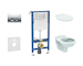 Geberit Duofix - Set předstěnové instalace, klozetu Alpha a sedátka, tlačítko Delta35, lesklý chrom SANI11CD1144