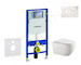 Geberit Duofix - Set předstěnové instalace, klozetu Gaia a sedátka softclose, tlačítko Sigma01, alpská bílá SANI11CA3121