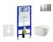 Geberit Duofix - Set předstěnové instalace, klozetu Gaia a sedátka softclose, tlačítko Sigma30, chrom mat/chrom SANI11CA1134