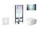 Geberit Duofix - Set předstěnové instalace, klozetu ME by Starck a sedátka softclose, tlačítko Sigma30, lesklý chrom/matný chrom