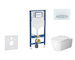 Geberit Duofix - Set předstěnové instalace, klozetu ME by Starck a sedátka softclose, tlačítko Sigma50, alpská bílá SANI11CP3115