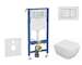 Geberit Duofix - Set předstěnové instalace, klozetu Oudee a sedátka softclose, tlačítko Delta30, alpská bílá SANI11CA3132B