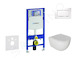 Geberit Duofix - Set předstěnové instalace, klozetu Oudee a sedátka softclose, tlačítko Sigma30, bílá/chrom SANI11CA3115