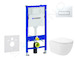 Geberit Duofix - Set předstěnové instalace, klozetu Oudee Vortex a sedátka softclose, tlačítko Delta50, alpská bílá SANI11CA3181