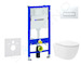 Geberit Duofix - Set předstěnové instalace, klozetu Oudee Vortex a sedátka softclose, tlačítko Delta50, alpská bílá SANI11CA3192
