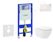 Geberit Duofix - Set předstěnové instalace, klozetu Oudee Vortex a sedátka softclose, tlačítko Sigma01, alpská bílá SANI11CA3184