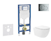 Geberit Duofix - Set předstěnové instalace, klozetu Oudee Vortex a sedátka softclose, tlačítko Sigma01, lesklý chrom SANI11CA115