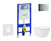Geberit Duofix - Set předstěnové instalace, klozetu Oudee Vortex a sedátka softclose, tlačítko Sigma01, lesklý chrom SANI11CA115