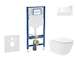 Geberit Duofix - Set předstěnové instalace, klozetu Oudee Vortex a sedátka softclose, tlačítko Sigma30, bílá/chrom SANI11CA3186B