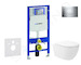 Geberit Duofix - Set předstěnové instalace, klozetu Oudee Vortex a sedátka softclose, tlačítko Sigma30, chrom SANI11CA1147