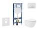 Geberit Duofix - Set předstěnové instalace, klozetu Oudee Vortex a sedátka softclose, tlačítko Sigma50, chrom/alpská bílá SANI11