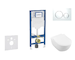 Geberit Duofix - Set předstěnové instalace, klozetu Subway 2.0 a sedátka softclose, tlačítko Sigma20, bílá/lesklý chrom SANI11CK
