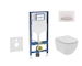 Geberit Duofix - Set předstěnové instalace, klozetu Tesi a sedátka softclose, tlačítko Sigma50, alpská bílá SANI11CD3115