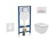 Geberit Duofix - Set předstěnové instalace, klozetu Tesi a sedátka softclose, tlačítko Sigma50, alpská bílá SANI11CD3139