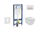 Geberit Duofix - Set předstěnové instalace, klozetu Tesi a sedátka softclose, tlačítko Sigma50, alpská bílá SANI11CD3139