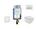 Geberit Kombifix - Modul pro závěsné WC s tlačítkem Sigma50, alpská bílá + Ideal Standard Tesi - WC a sedátko 110.302.00.5 NF8