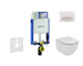 Geberit Kombifix - Modul pro závěsné WC s tlačítkem Sigma50, alpská bílá + Ideal Standard Tesi - WC a sedátko, Aquablade, SoftCl