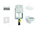 Geberit Kombifix - Set předstěnové instalace, klozet Alpha se sedátkem, tlačítko Delta21, lesklý chrom 110.100.00.1 NR2