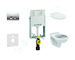 Geberit Kombifix - Set předstěnové instalace, klozet Alpha se sedátkem, tlačítko Delta35, lesklý chrom 110.100.00.1 NR5