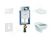 Geberit Kombifix - Set předstěnové instalace, klozet Alpha se sedátkem, tlačítko Sigma01, alpská bílá 110.302.00.5 ND1