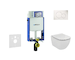 Geberit Kombifix - Set předstěnové instalace, klozetu a sedátka Ideal Standard Tesi, tlačítka Sigma01, alpská bílá 110.302.00.5 