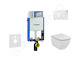 Geberit Kombifix - Set předstěnové instalace, klozetu a sedátka Ideal Standard Tesi, tlačítka Sigma01, alpská bílá 110.302.00.5 