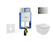 Geberit Kombifix - Set předstěnové instalace, klozetu a sedátka Ideal Standard Tesi, tlačítka Sigma01, lesklý chrom 110.302.00.5