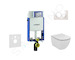 Geberit Kombifix - Set předstěnové instalace, klozetu a sedátka Ideal Standard Tesi, tlačítka Sigma20, bílá/chrom 110.302.00.5 N