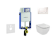 Geberit Kombifix - Set předstěnové instalace, klozetu a sedátka Ideal Standard Tesi, tlačítka Sigma20, bílá/chrom 110.302.00.5 N