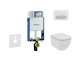 Geberit Kombifix - Set předstěnové instalace, klozetu a sedátka Ideal Standard Tesi, tlačítka Sigma50, Rimless, SoftClose, alpsk