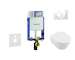 Geberit Kombifix - Set předstěnové instalace, klozetu a sedátka Villeroy & Boch, tlačítka Sigma20, DirectFlush, SoftClose, Ceram