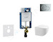 Geberit Kombifix - Set předstěnové instalace, klozetu Gaia a sedátka softclose, tlačítko Sigma01, lesklý chrom SANI15CA1118
