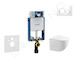 Geberit Kombifix - Set předstěnové instalace, klozetu Gaia a sedátka softclose, tlačítko Sigma20, bílá/chrom SANI15CA3114