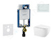 Geberit Kombifix - Set předstěnové instalace, klozetu Gaia a sedátka softclose, tlačítko Sigma30, bílá/bílá mat SANI15CA3127