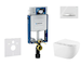 Geberit Kombifix - Set předstěnové instalace, klozetu Gaia a sedátka softclose, tlačítko Sigma50, chrom/alpská bílá SANI15CA3126