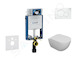Geberit Kombifix - Set předstěnové instalace, klozetu Oudee a sedátka softclose, tlačítko Sigma01, alpská bílá SANI15CA3100