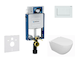 Geberit Kombifix - Set předstěnové instalace, klozetu Oudee a sedátka softclose, tlačítko Sigma20, bílá/bílá mat SANI15CA3121