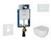 Geberit Kombifix - Set předstěnové instalace, klozetu Oudee a sedátka softclose, tlačítko Sigma20, bílá/bílá mat SANI15CA3124