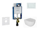 Geberit Kombifix - Set předstěnové instalace, klozetu Oudee a sedátka softclose, tlačítko Sigma20, bílá/bílá mat SANI15CA3124